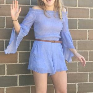 Cute off the shoulder romper